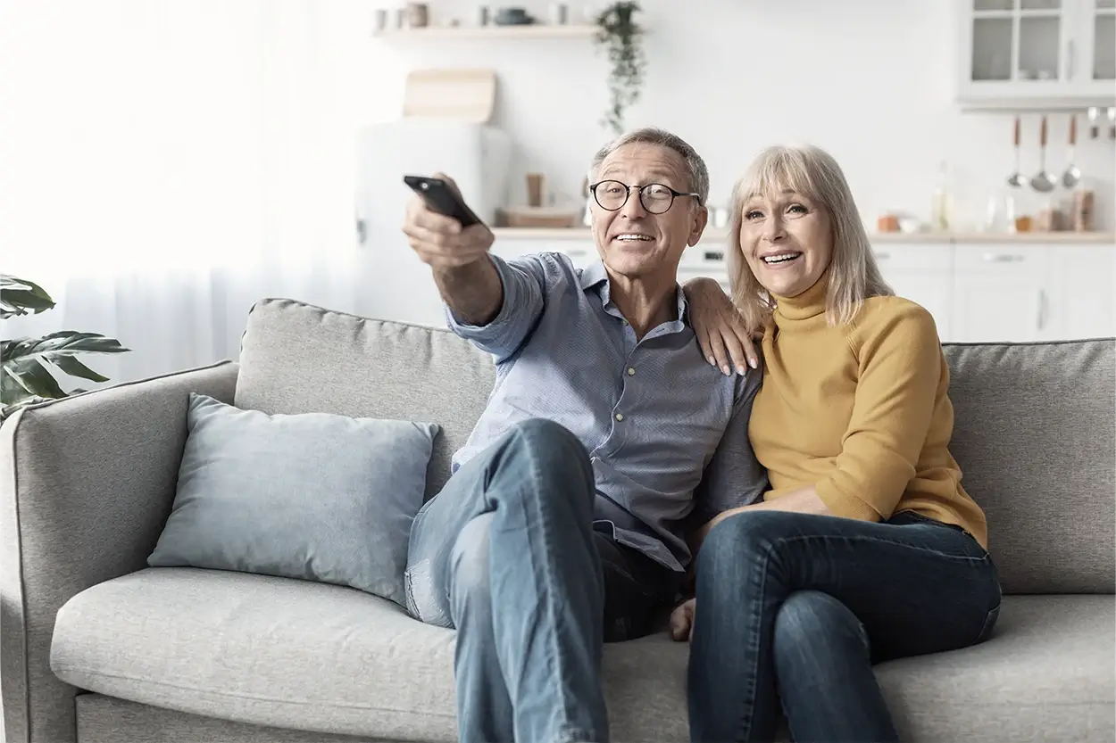 Ehepaar beim Fernsehen